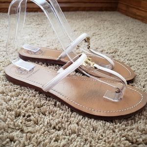 Tory Burch T Logo Bloom Thong Sandals